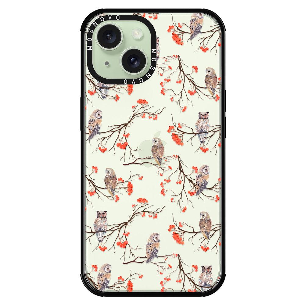 Owl Phone Case - iPhone 15 Plus Case - MOSNOVO