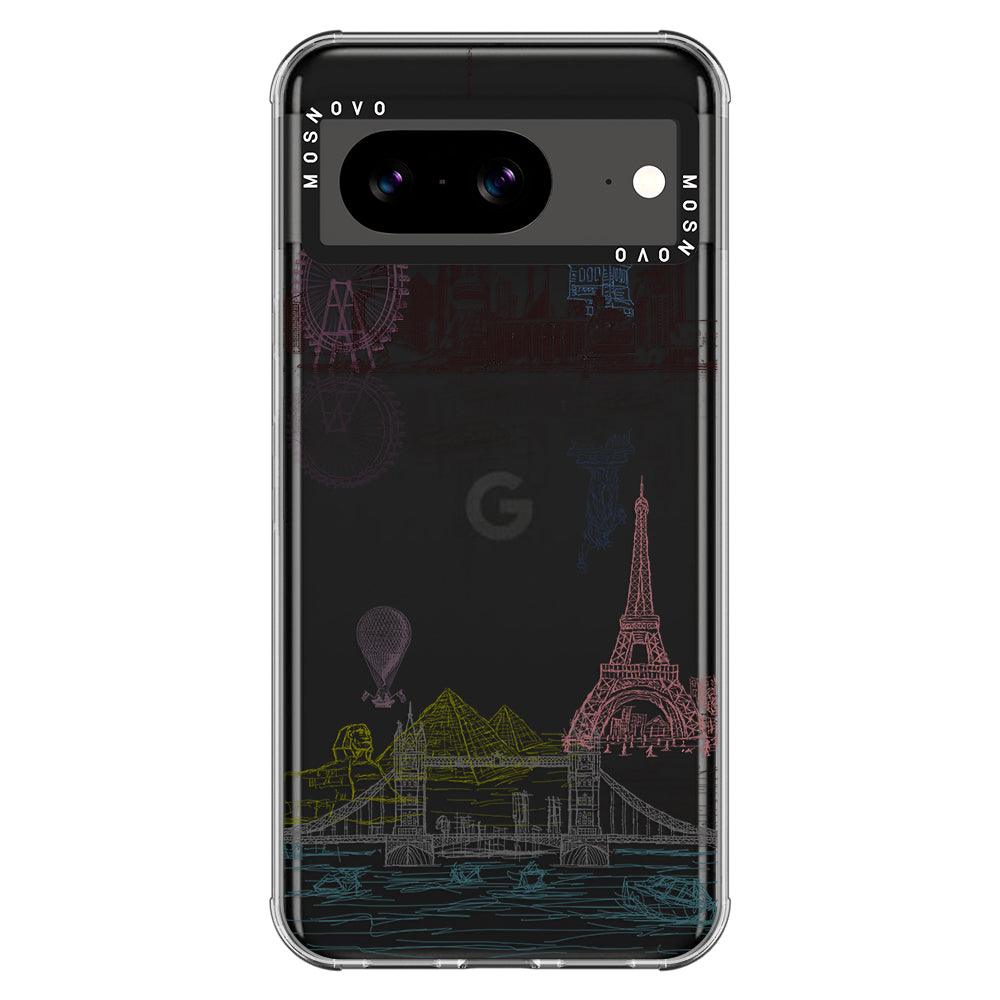 The World City Phone Case - Google Pixel 8 Case - MOSNOVO