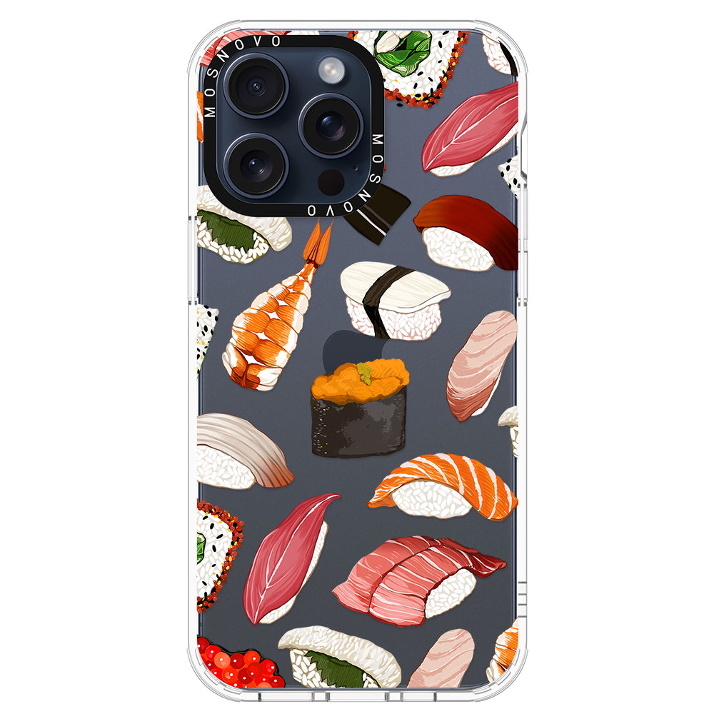 Mixed Sushi Phone Case - iPhone 15 Pro Max Case - MOSNOVO