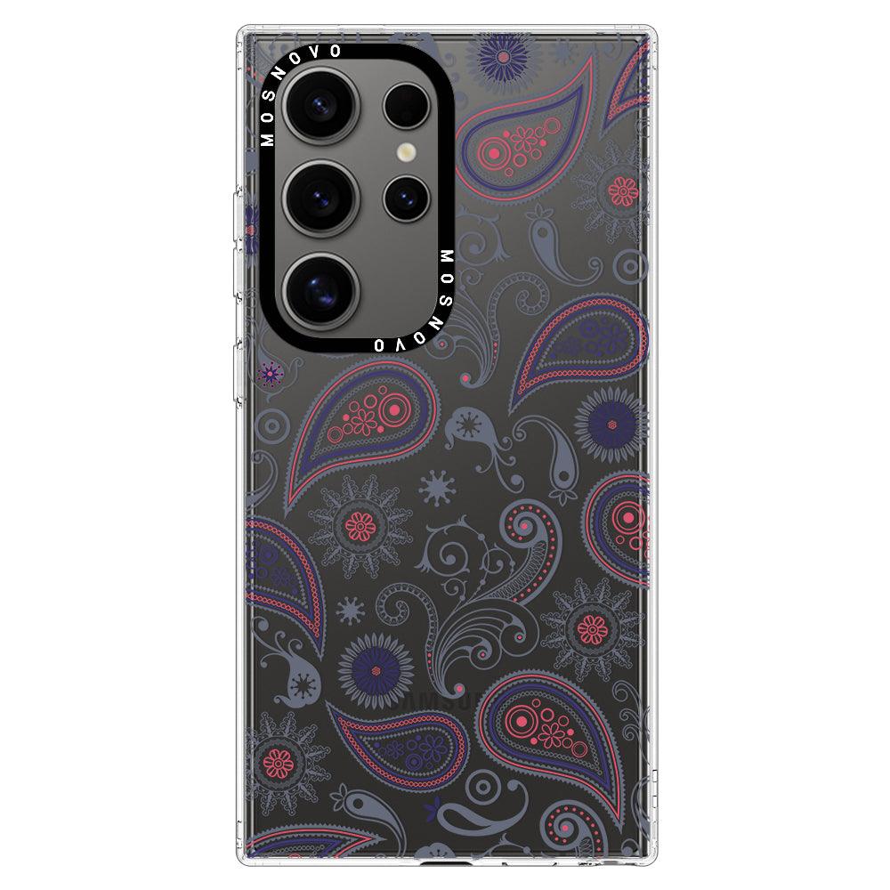 Paisley Phone Case - Samsung Galaxy S24 Ultra Case - MOSNOVO