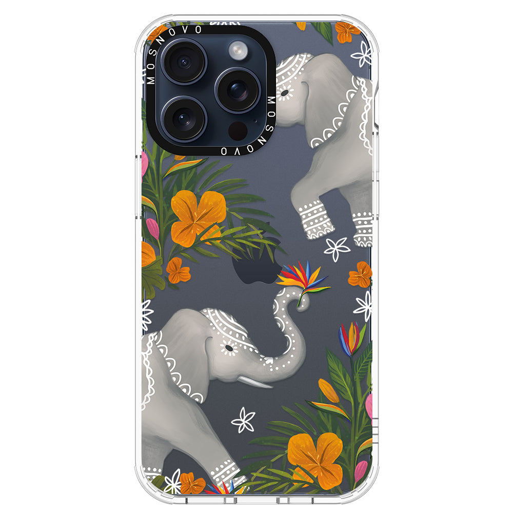 Elephant Phone Case - iPhone 15 Pro Max Case - MOSNOVO