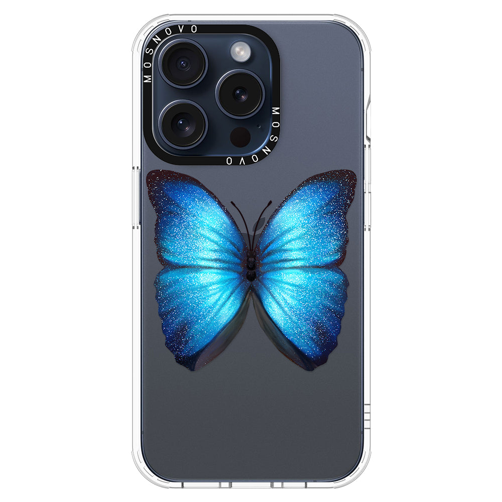 Shimmering Butterfly Phone Case - iPhone 15 Pro Case - MOSNOVO