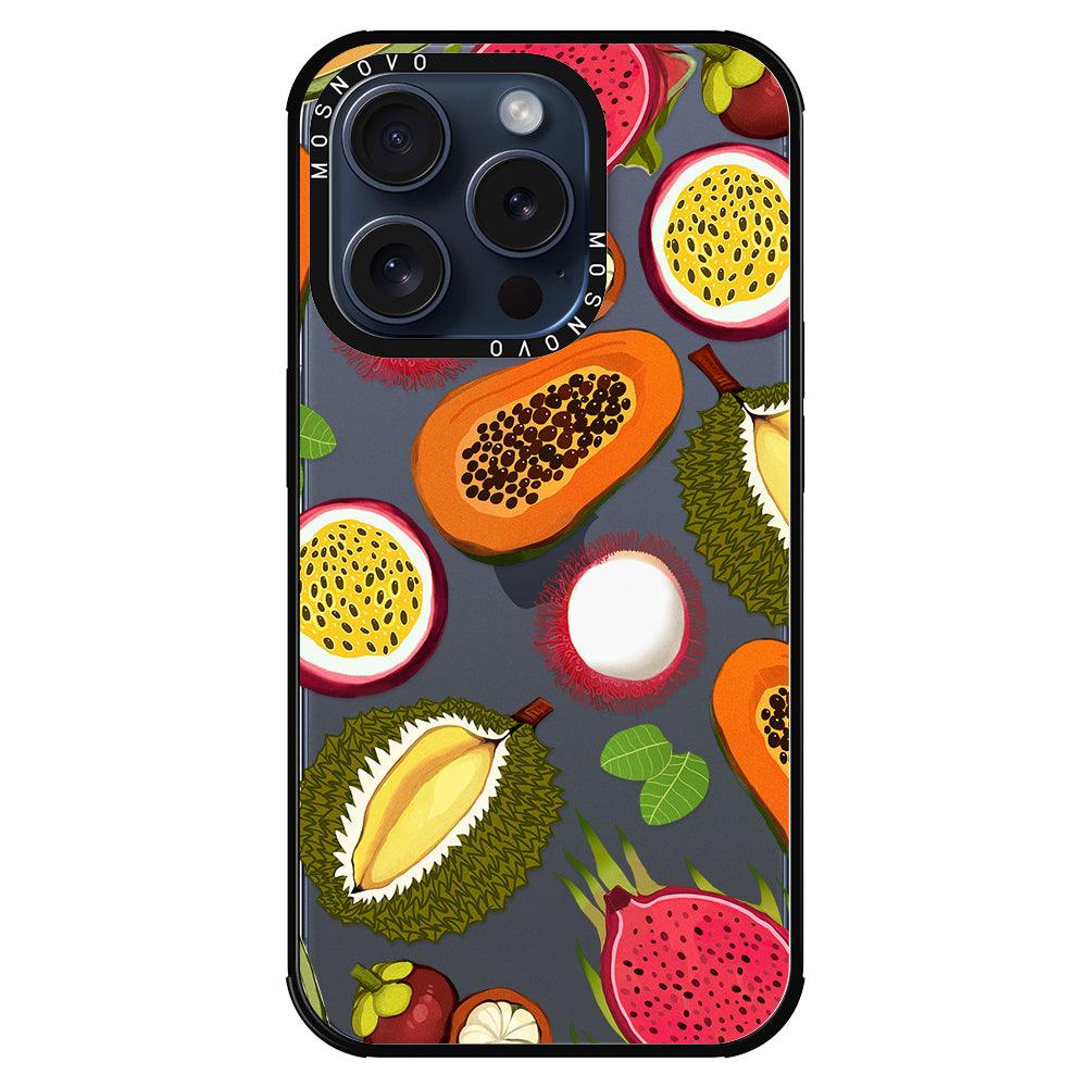 Tropical Fruit Phone Case - iPhone 15 Pro Case - MOSNOVO