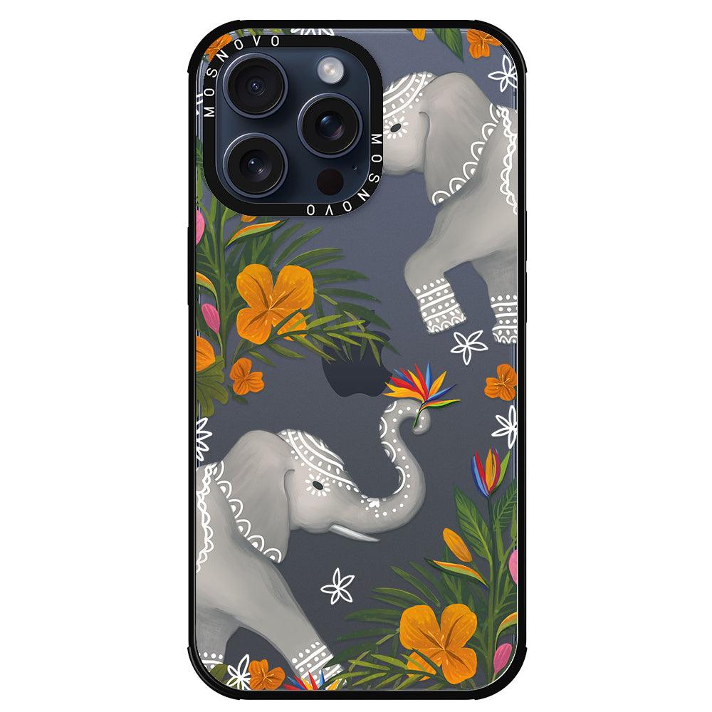 Elephant Phone Case - iPhone 15 Pro Max Case - MOSNOVO