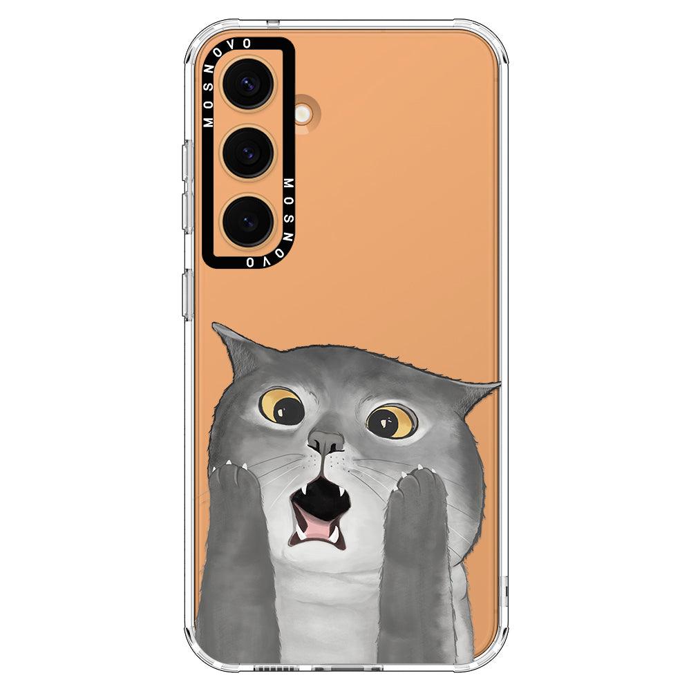 OMG Cat Phone Case - Samsung Galaxy S24 Plus Case - MOSNOVO