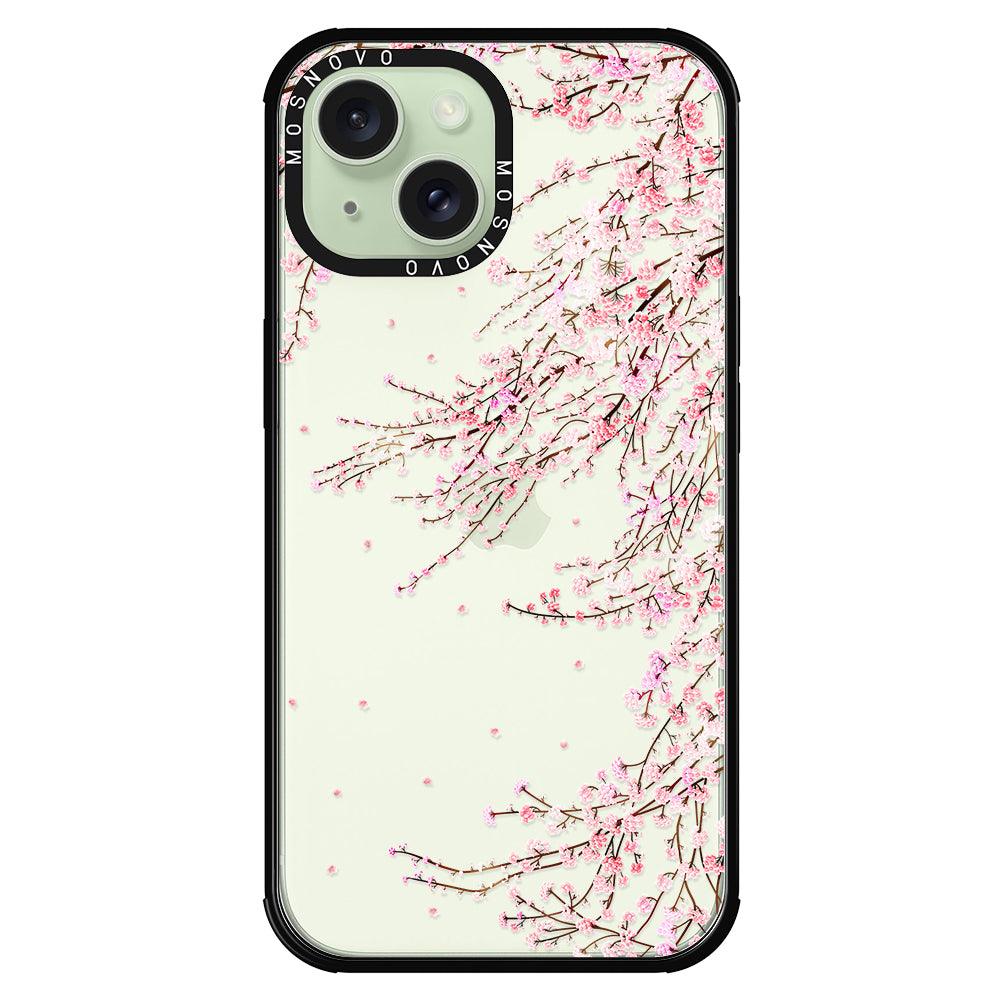 Cherry Blossom Phone Case - iPhone 15 Case - MOSNOVO