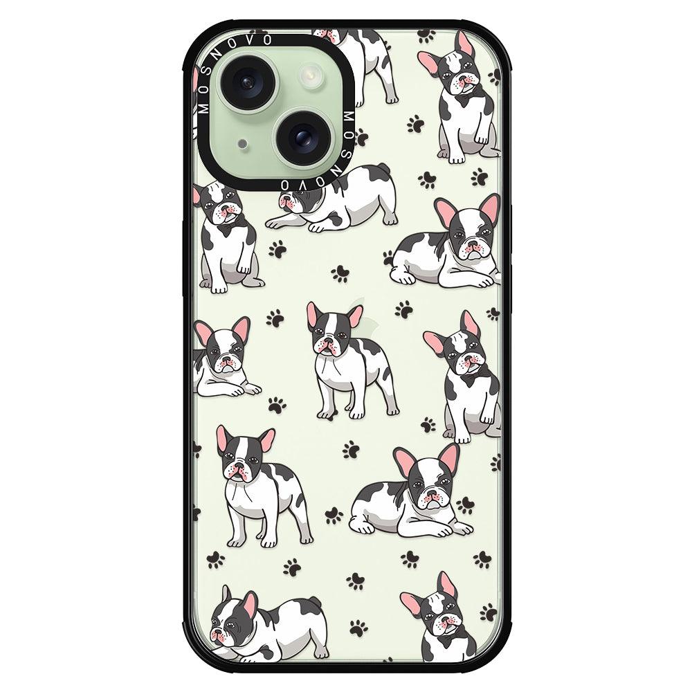 French Bull Dog Phone Case - iPhone 15 Plus Case - MOSNOVO