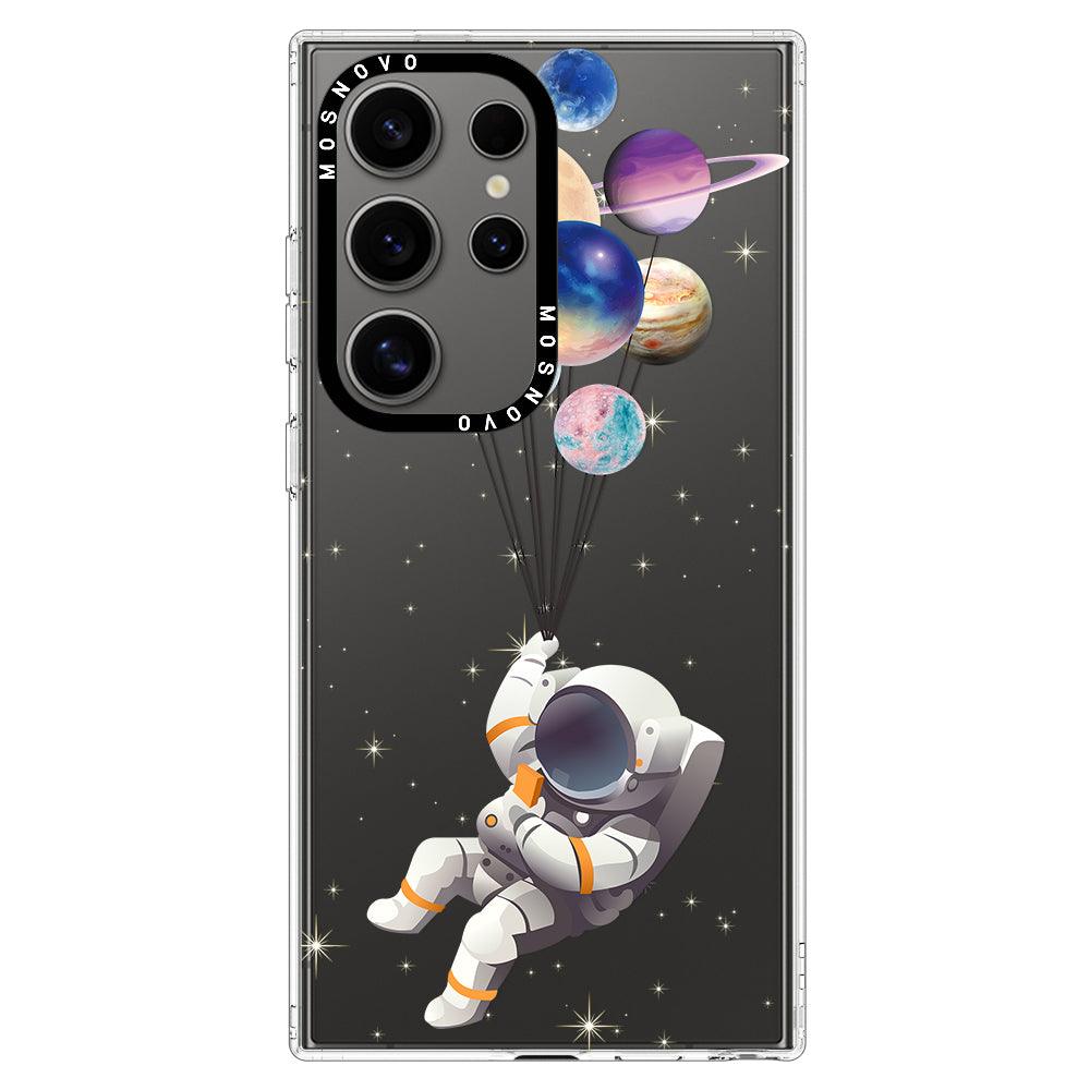 Astronaut Planet Phone Case - Samsung Galaxy S24 Ultra Case - MOSNOVO