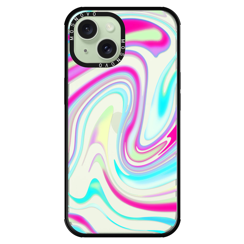 Psychedelic Swirls Phone Case - iPhone 15 Plus Case - MOSNOVO