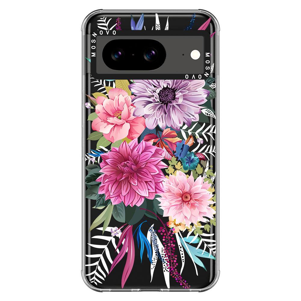 Dahlia Bloom Phone Case - Google Pixel 8 Case - MOSNOVO