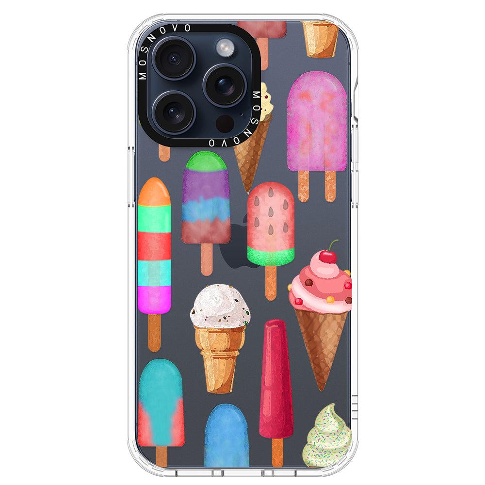 Ice Cream Phone Case - iPhone 15 Pro Max Case - MOSNOVO