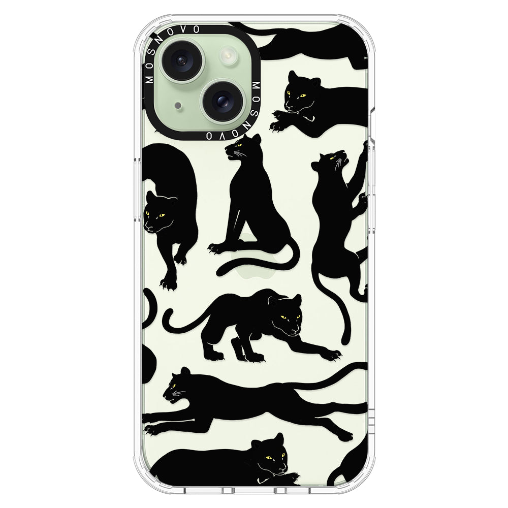 Black Panther Phone Case - iPhone 15 Case Clear