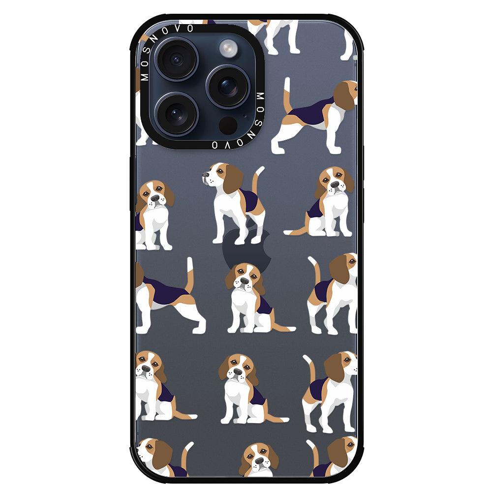 Cute Beagles Phone Case - iPhone 15 Pro Max Case - MOSNOVO