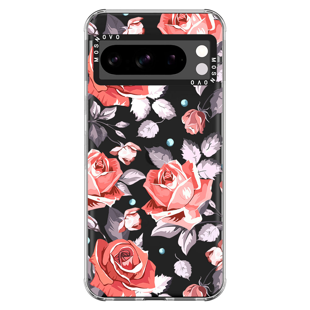 Retro Floral Phone Case - Google Pixel 8 Pro Case