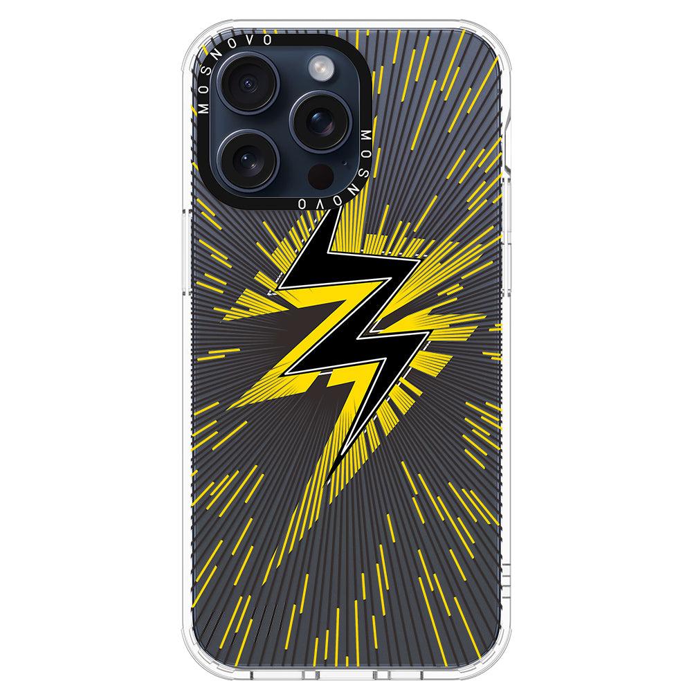 Lightning Bolt Phone Case - iPhone 15 Pro Max Case - MOSNOVO