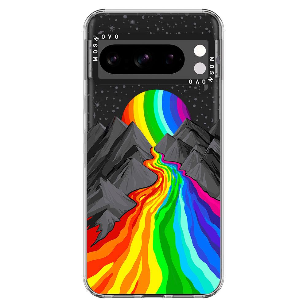 Rainbow Landscape Phone Case - Google Pixel 8 Pro Case - MOSNOVO