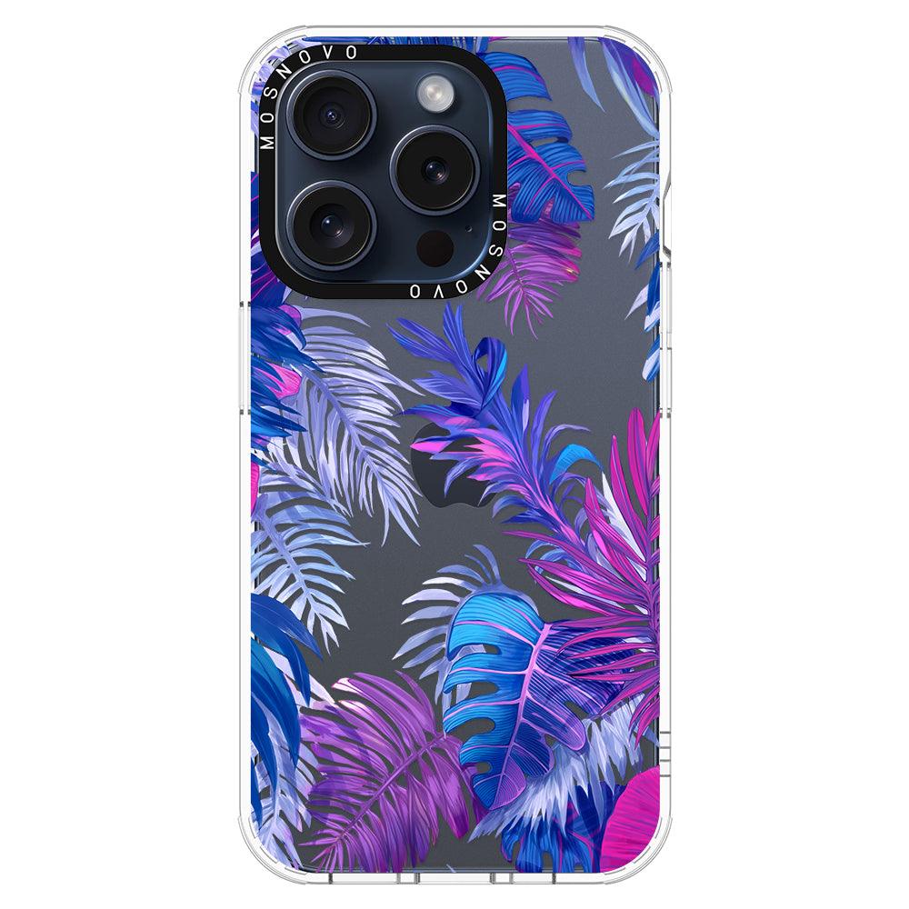 Fancy Palm Leaves Phone Case - iPhone 15 Pro Case - MOSNOVO