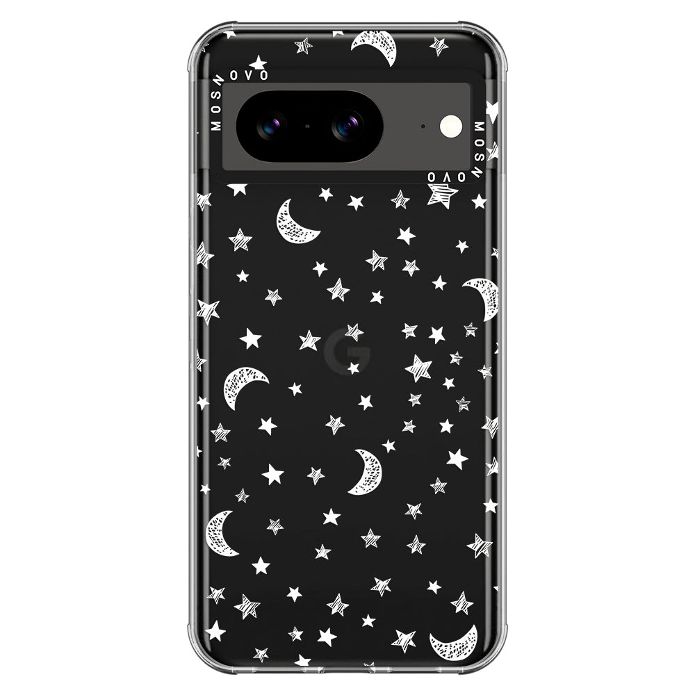 Night Moon Sky Phone Case - Google Pixel 8 Case - MOSNOVO