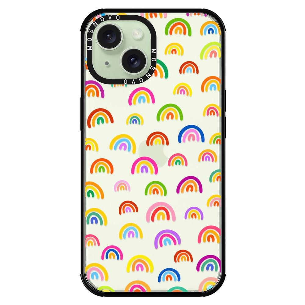 Cute Rainbow Phone Case - iPhone 15 Plus Case - MOSNOVO