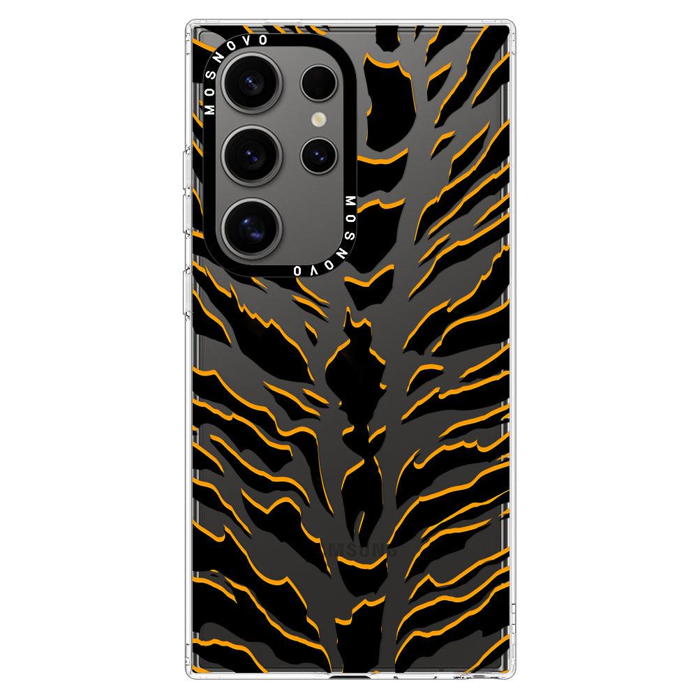 Tiger Print Phone Case - Samsung Galaxy S24 Ultra Case - MOSNOVO