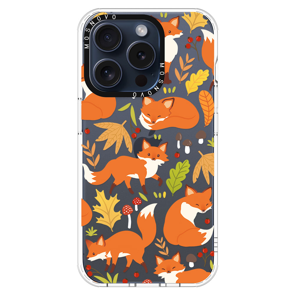 Autumn Fox Phone Case - iPhone 15 Pro Case - MOSNOVO