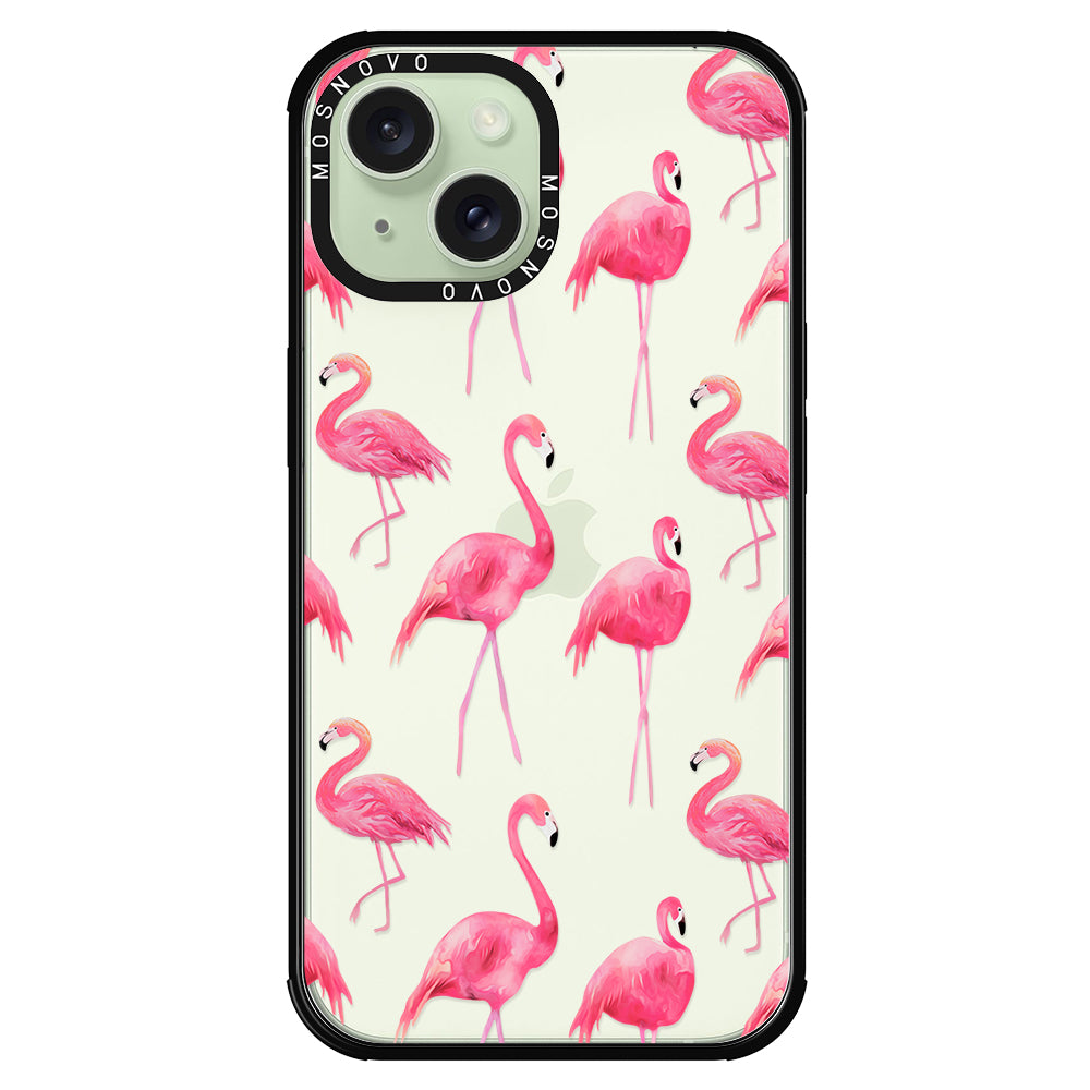 Flamingo Phone Case - iPhone 15 Plus Case - MOSNOVO