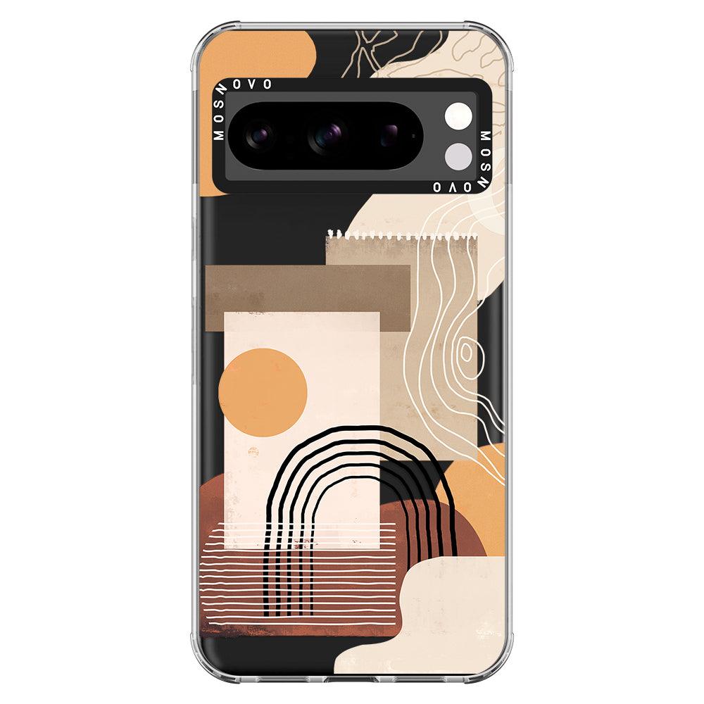 Minimalist Abstract Art Phone Case - Google Pixel 8 Pro Case - MOSNOVO