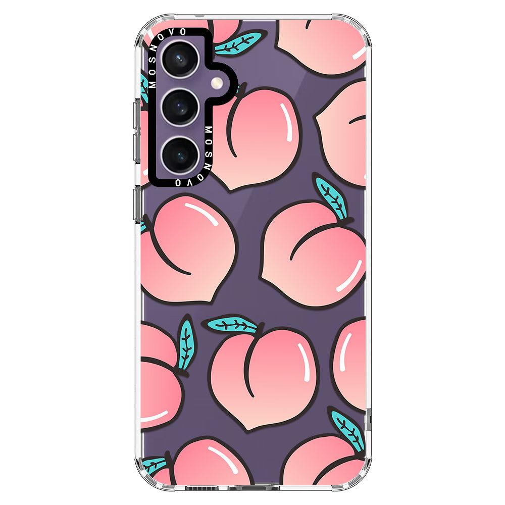 Cute Peach Phone Case - Samsung Galaxy S23 FE Case