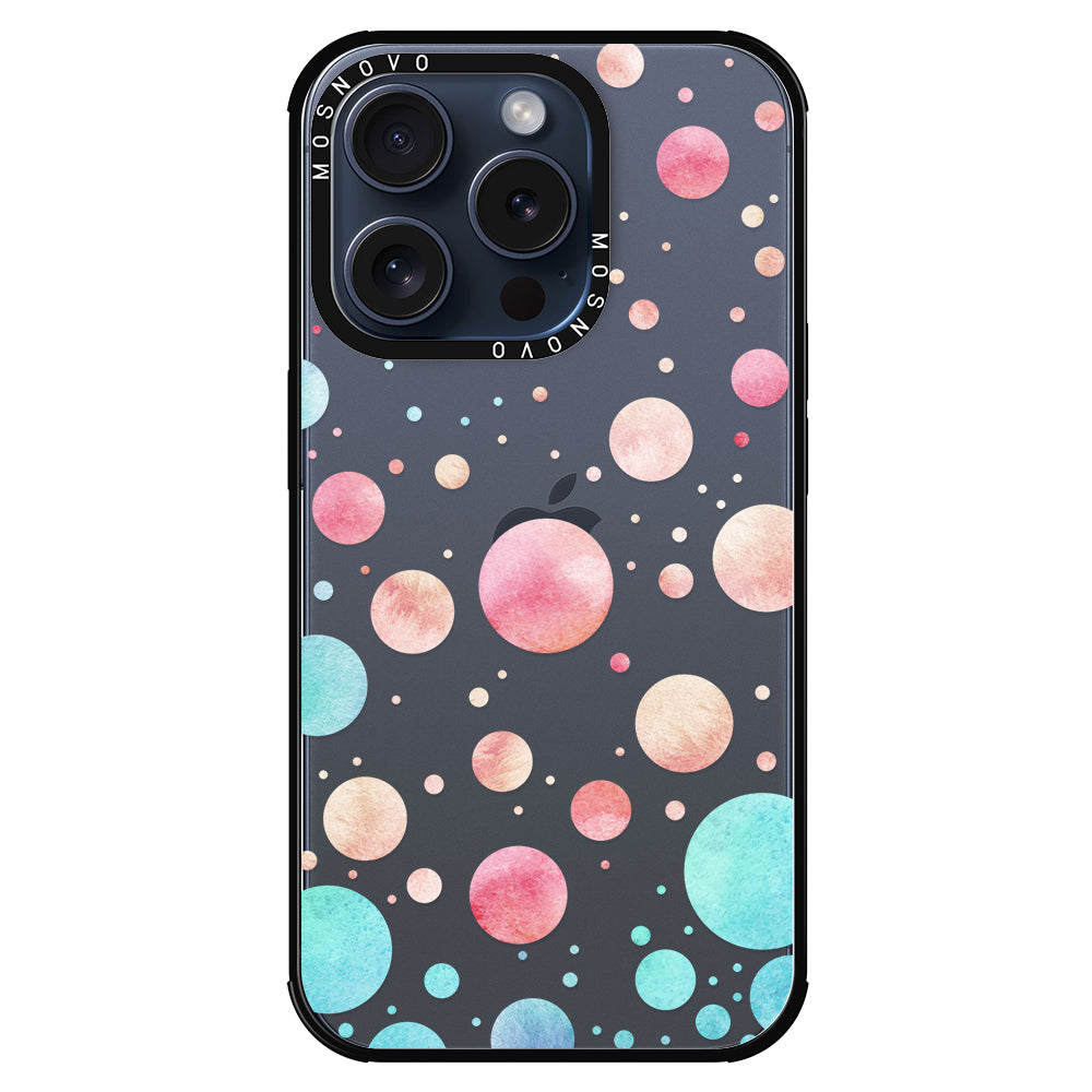 Colorful Bubbles Phone Case - iPhone 15 Pro Case - MOSNOVO