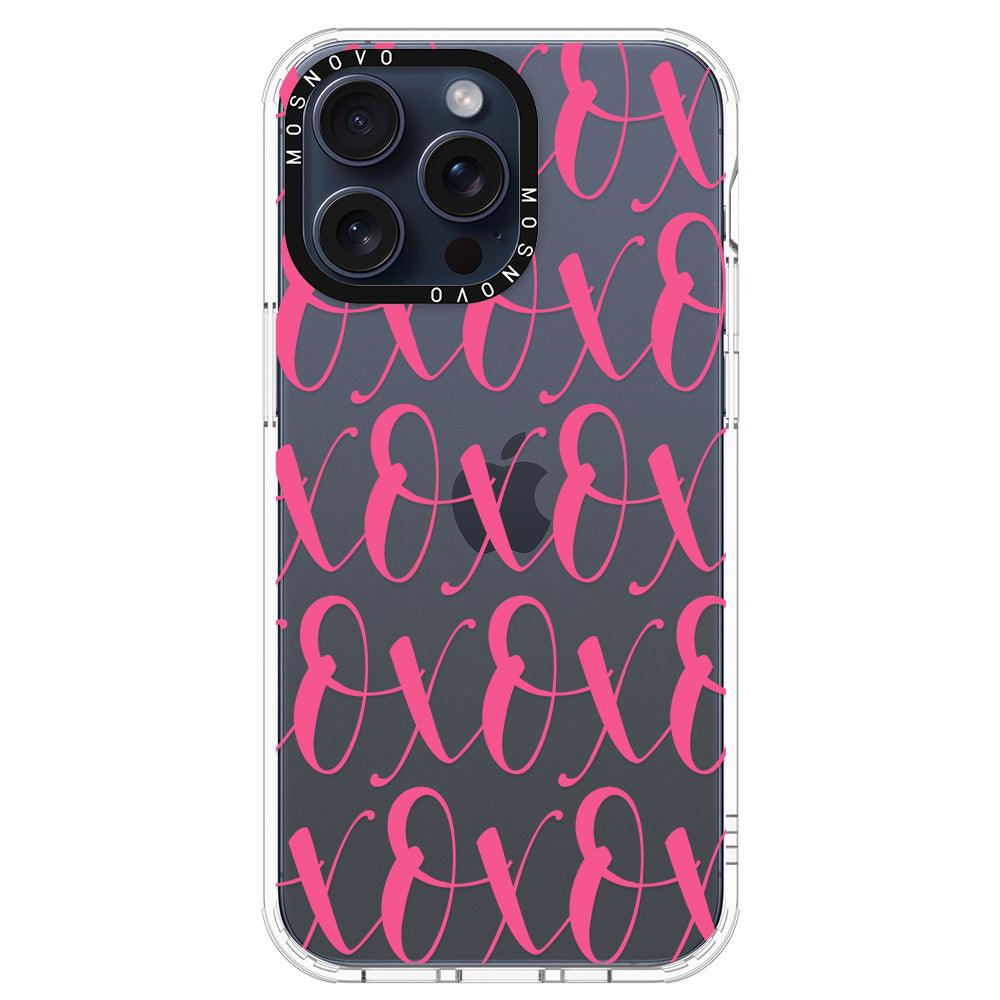 XOXO Phone Case - iPhone 15 Pro Max Case - MOSNOVO