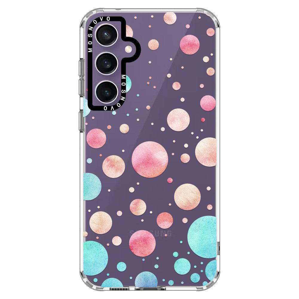 Watercolor Polka Dot Phone Case - Samsung Galaxy S23 FE Case