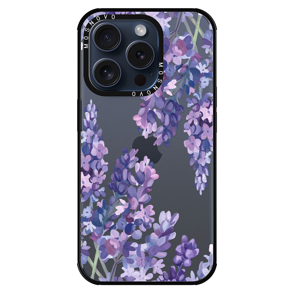 Lavender Phone Case - iPhone 15 Pro Case - MOSNOVO