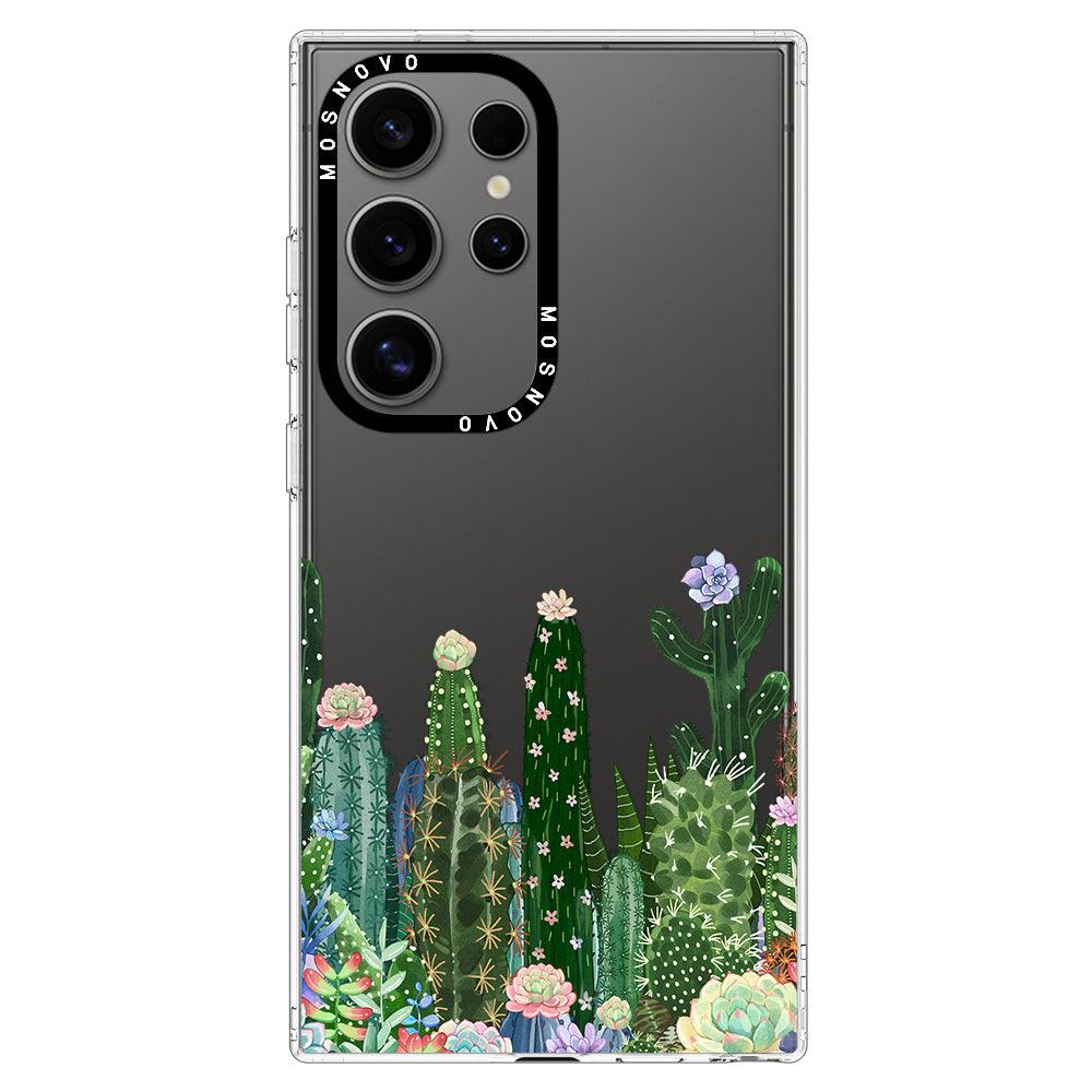 Succulents Garden Phone Case - Samsung Galaxy S24 Ultra Case - MOSNOVO