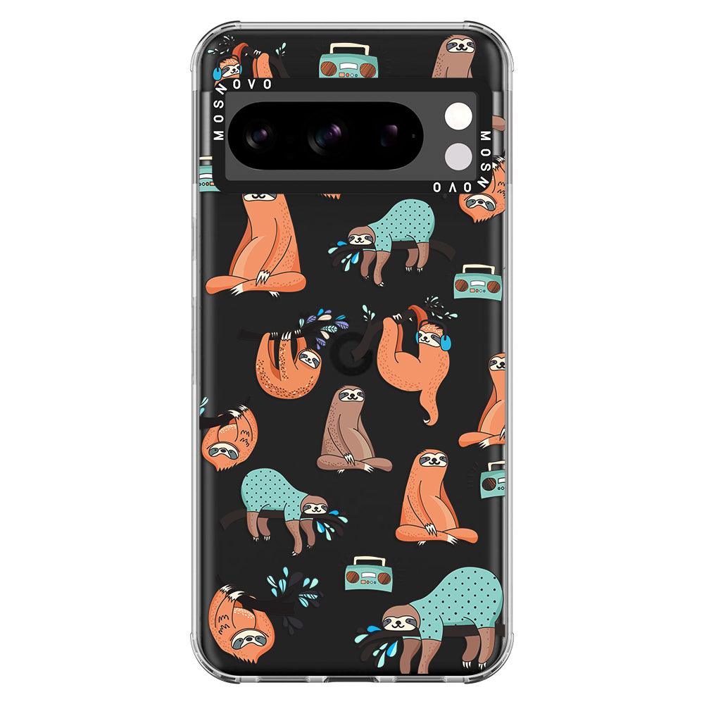 Musical Sloth Phone Case - Google Pixel 8 Pro Case - MOSNOVO