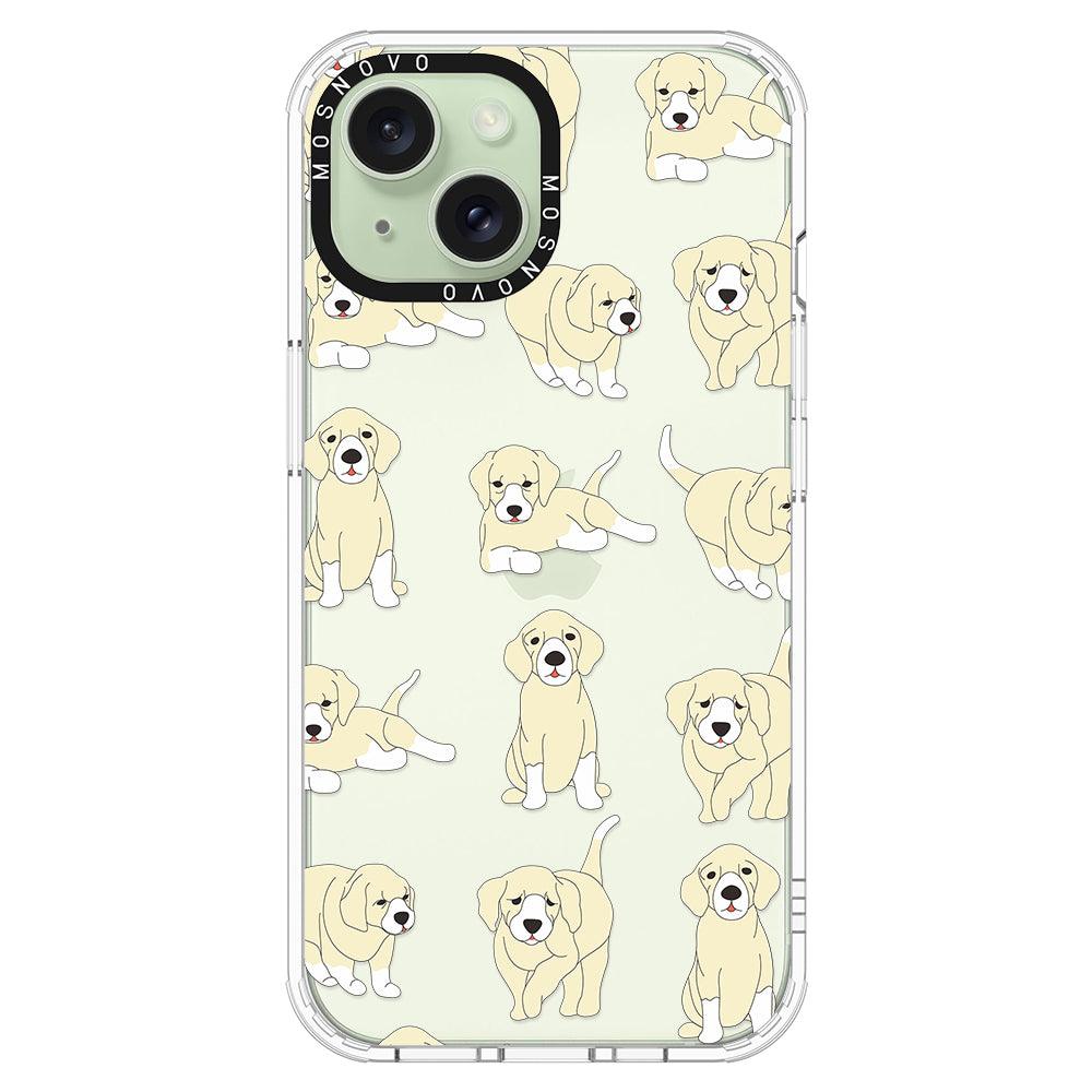 Golden Retriever Phone Case - iPhone 15 Case Clear