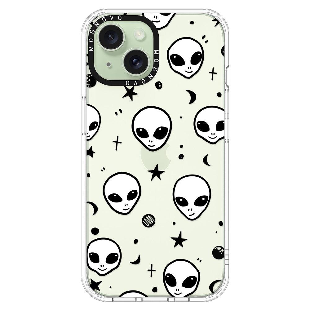 Cute Alien Phone Case - iPhone 15 Case - MOSNOVO