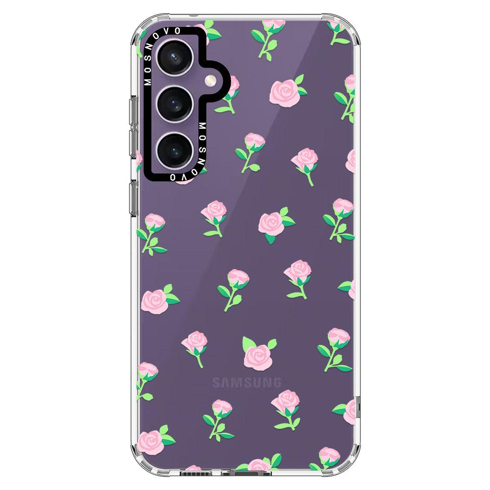 Little Pink Rose Phone Case - Samsung Galaxy S23 FE Case