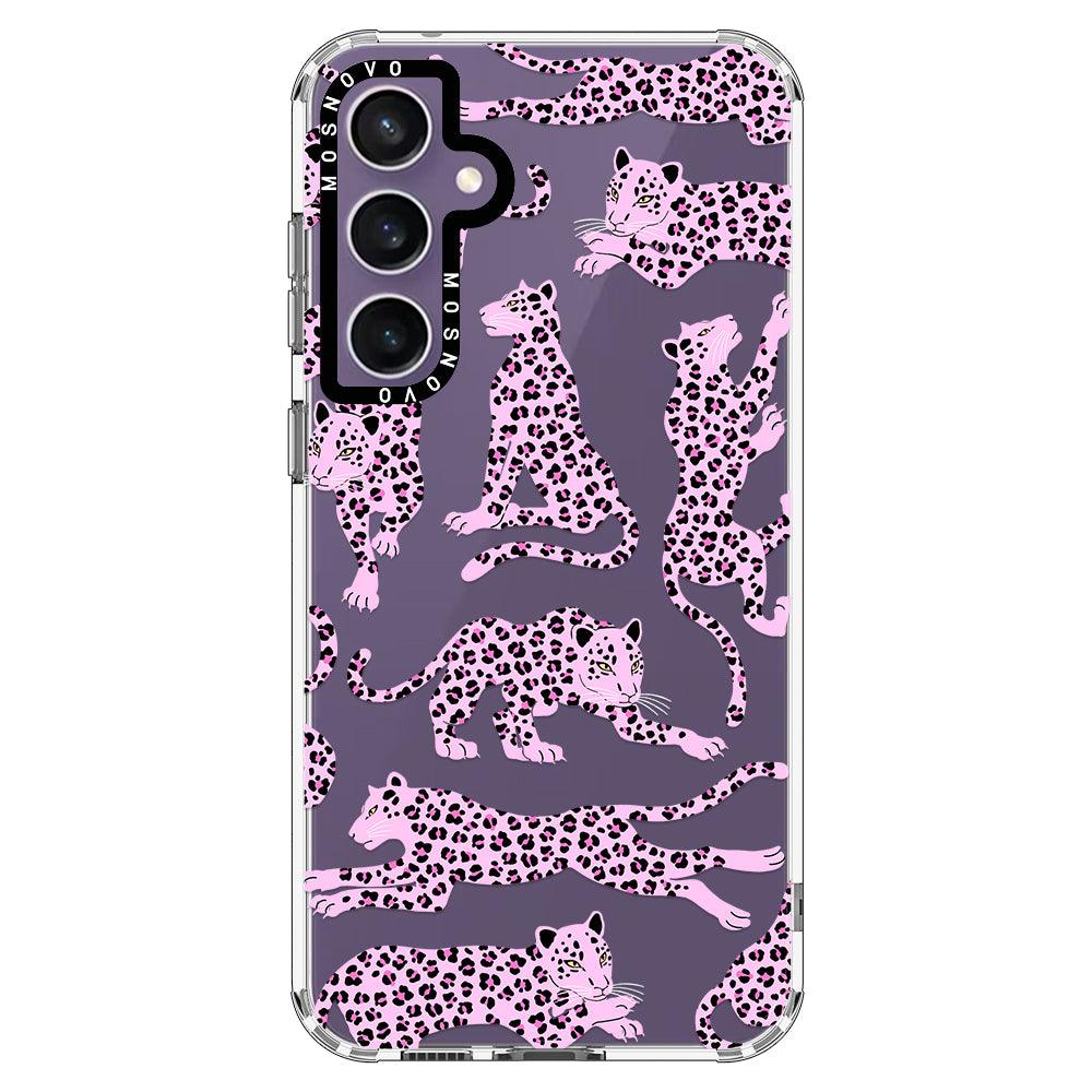 Pink Leopard Phone Case - Samsung Galaxy S23 FE Case