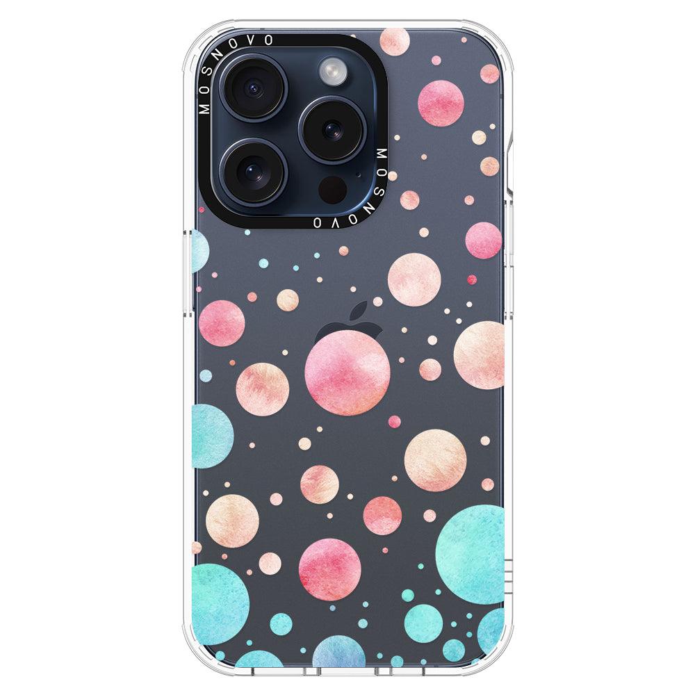 Colorful Bubbles Phone Case - iPhone 15 Pro Case - MOSNOVO