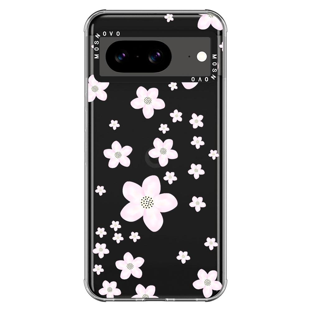 Pink Cherry Blossom Phone Case - Google Pixel 8 Case - MOSNOVO