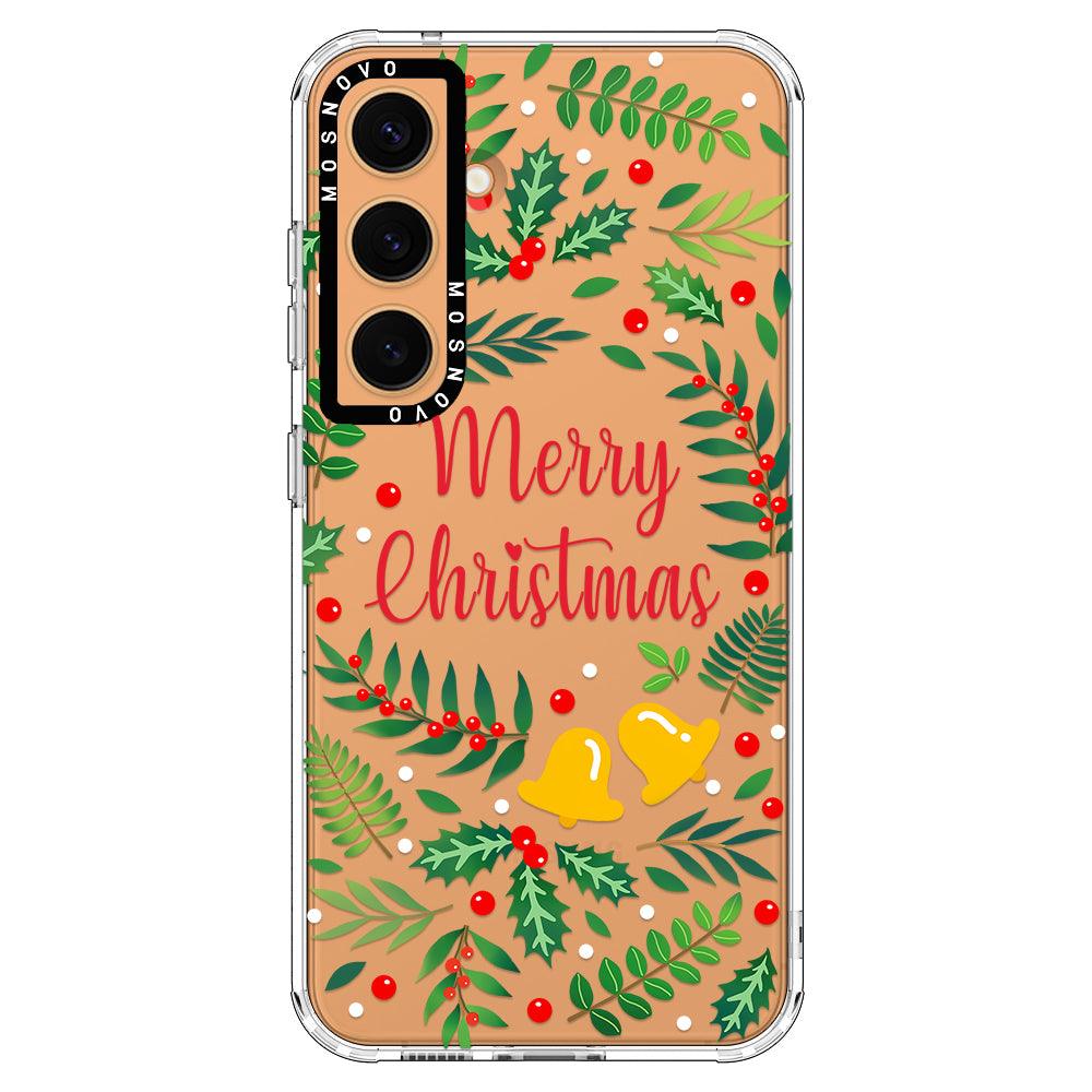 Merry Christmas Phone Case - Samsung Galaxy S24 Case - MOSNOVO