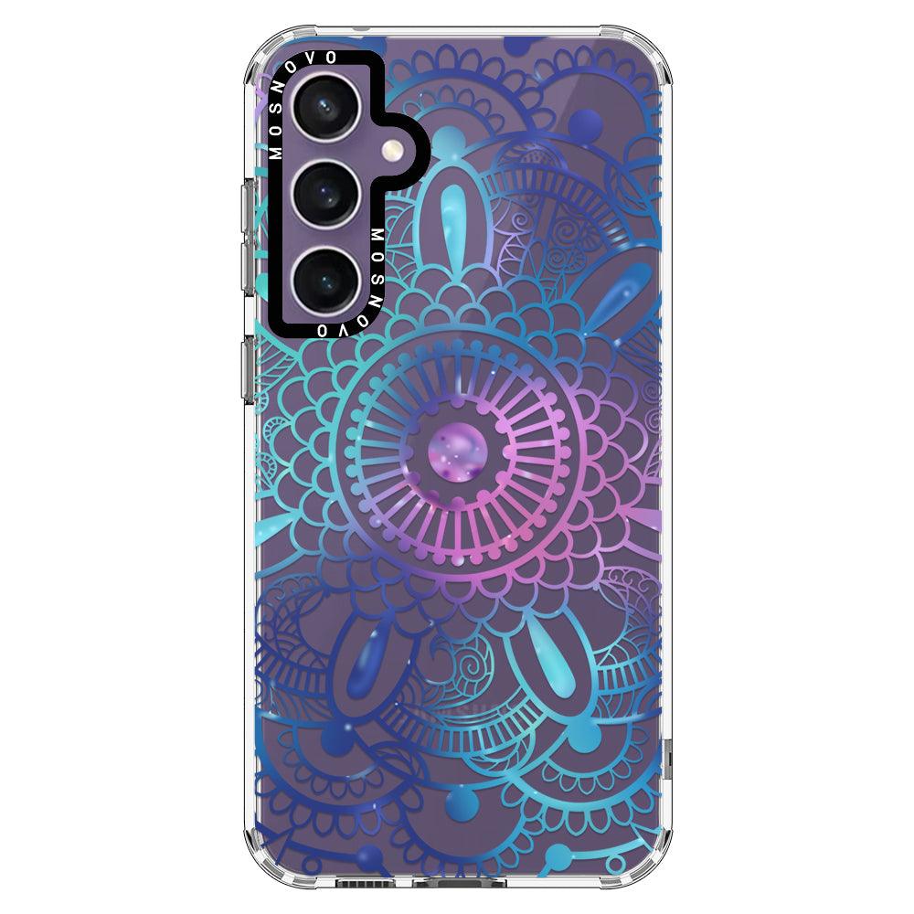 Violet Blue Mandala Phone Case - Samsung Galaxy S23 FE Case