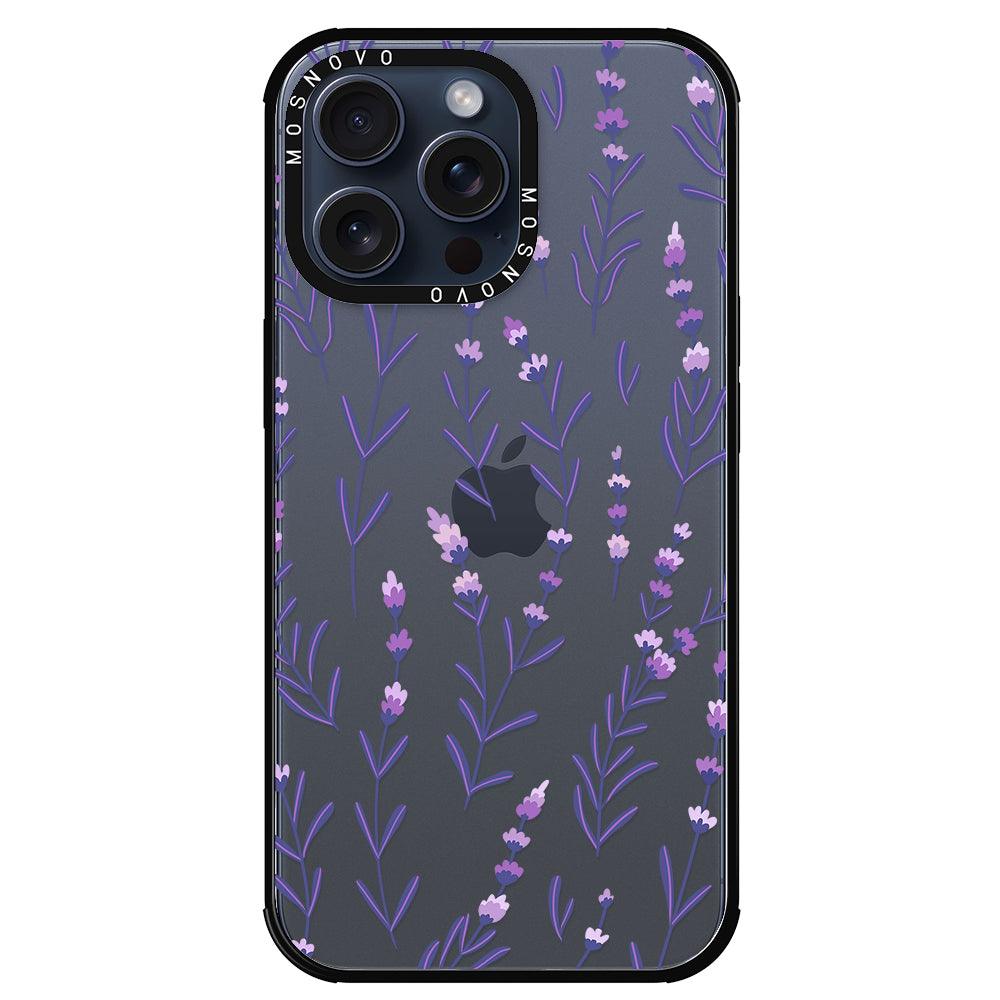 Lavenders Phone Case - iPhone 15 Pro Max Case - MOSNOVO