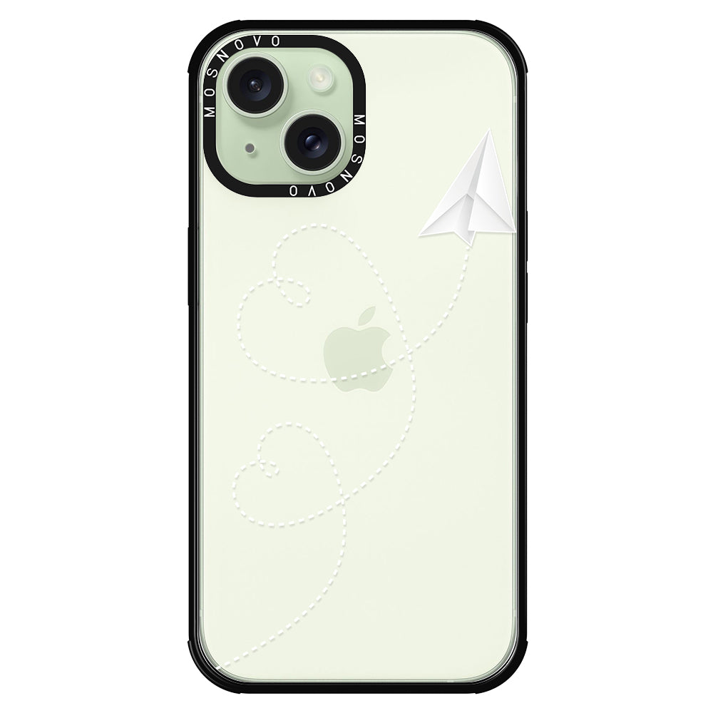 Little Cute Plane Phone Case - iPhone 15 Plus Case - MOSNOVO