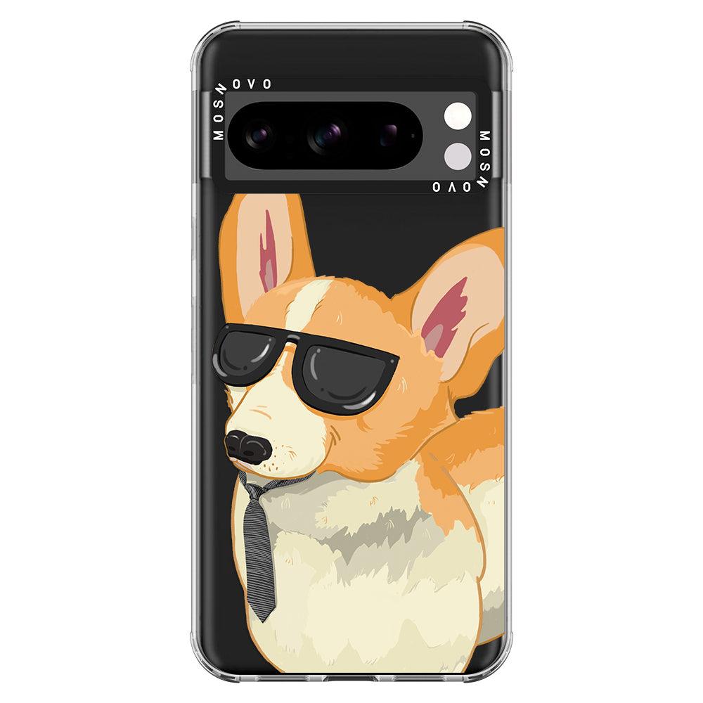 Fluffy Corgi Phone Case - Google Pixel 8 Pro Case - MOSNOVO