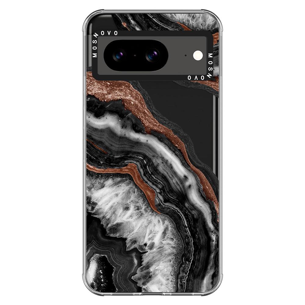 Black Agate Phone Case - Google Pixel 8 Case - MOSNOVO