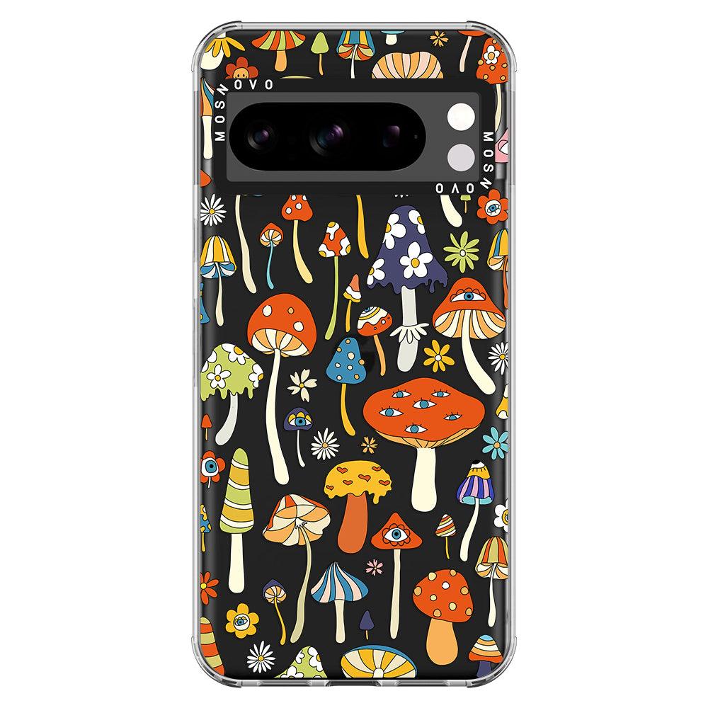 Mushroom Art Phone Case - Google Pixel 8 Pro Case - MOSNOVO