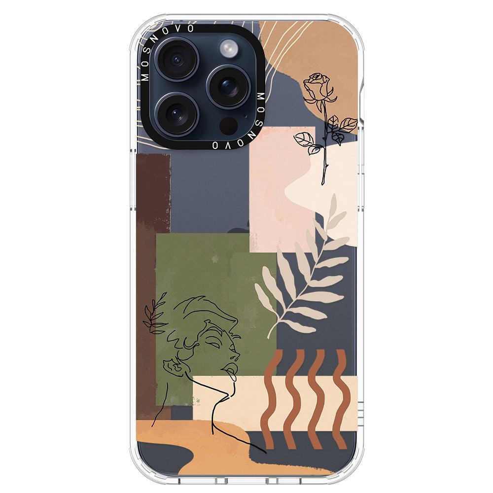 Modern Art Phone Case - iPhone 15 Pro Max Case - MOSNOVO