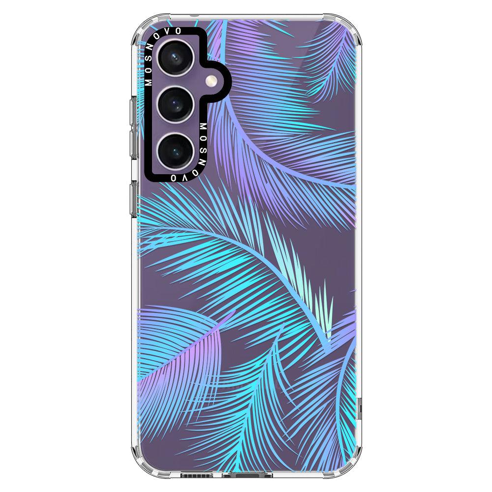 Gradient Tropical Palm Leaf Phone Case - Samsung Galaxy S23 FE Case