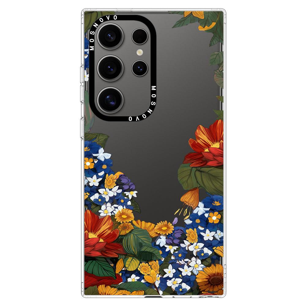 Floral Garden Phone Case - Samsung Galaxy S24 Ultra Case - MOSNOVO